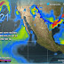 Vientos fuertes y descenso de las temperaturas en diferentes regiones de México generará esta noche el Frente Frío No. 21