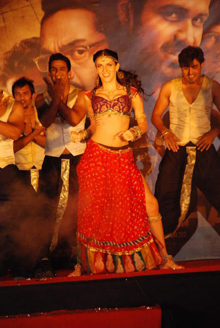 Shanghai Music Launch Stills, Hot Scarlett Mellish Wilson British Model performing item song 'Imported Kamariya'