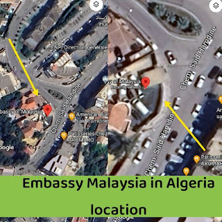 Ambassade de Malaisie en Algérie location