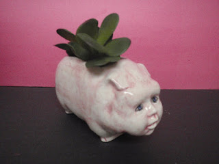 Pig Boy Ceramic Pot :: Super Crappy White Elephant Gifts 2015