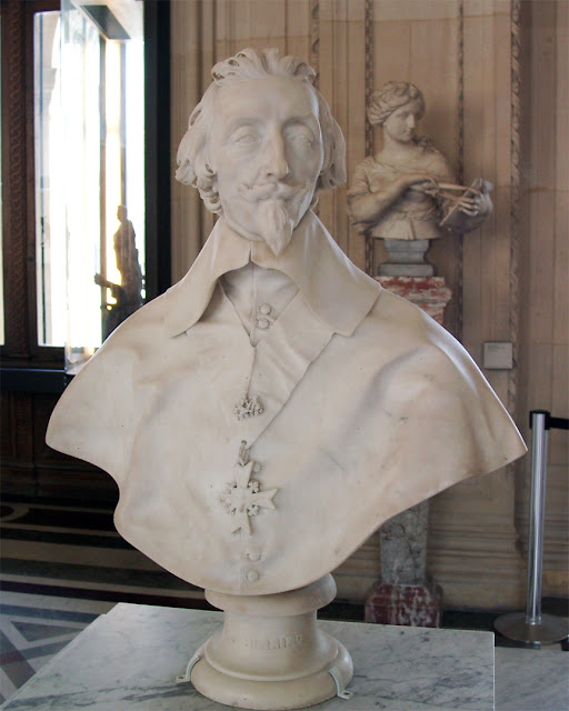 Bust of Cardinal Richelieu by Gian Lorenzo Bernini, Musée du Louvre, Paris