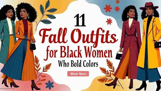 11 Fall Outfits for Black Women Who Love Bold Colors