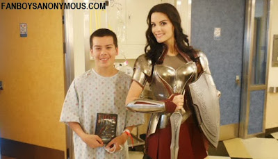 Thor Lady Sif actress Jaimie Alexander charity cosplay 