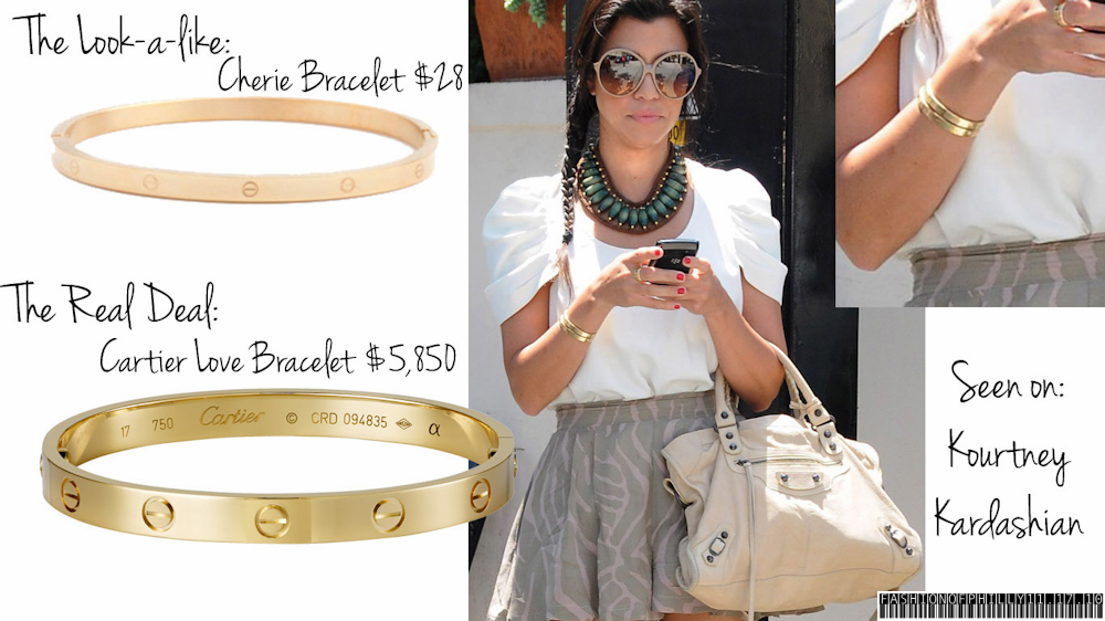 Celeb Look for Less: Cartier Bracelets