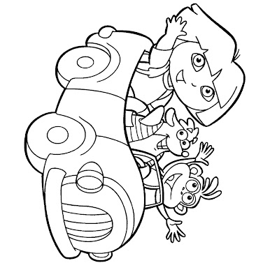 Cartoon Coloring Pages Printable