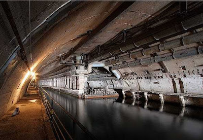 Submarine Base Underground Dock