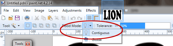 In the Tools Option, choose Contiguous Mode.