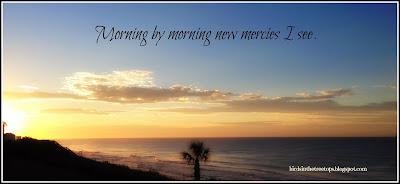 beach, sunrise, morning, Great is Thy Faithfulness