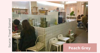 Peach Grey, Kafe unik dan aestetik korea selatan