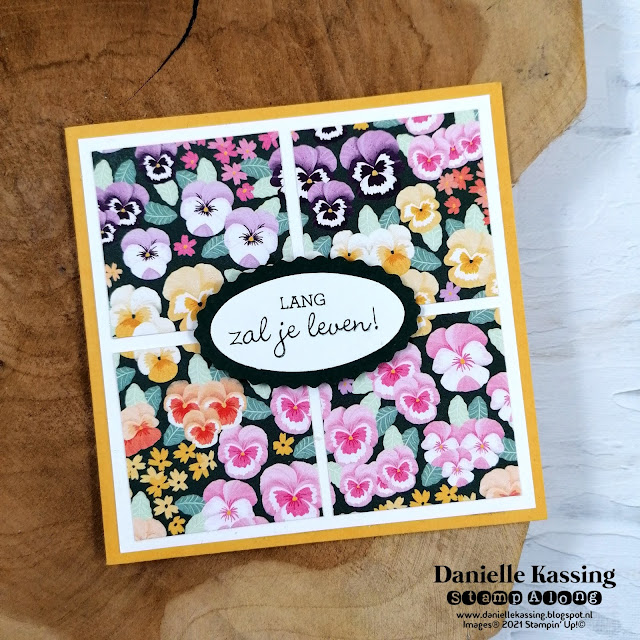 Stampin' Up! Pansy Petals DSP