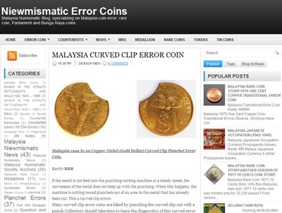 Error Coins Blog