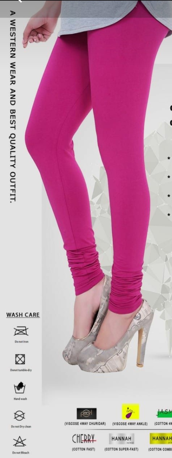 Buy INFUSE Fitted Full Length Cotton Lycra Women's Leggings | Shoppers Stop