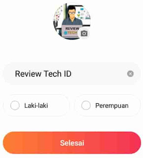 isikan identitas daftar hello