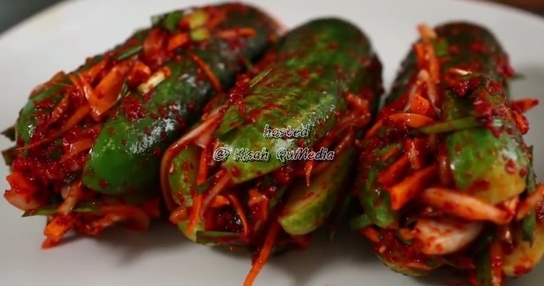 Resepi kimchi timun pedas - Dari Dapur Kak Tie