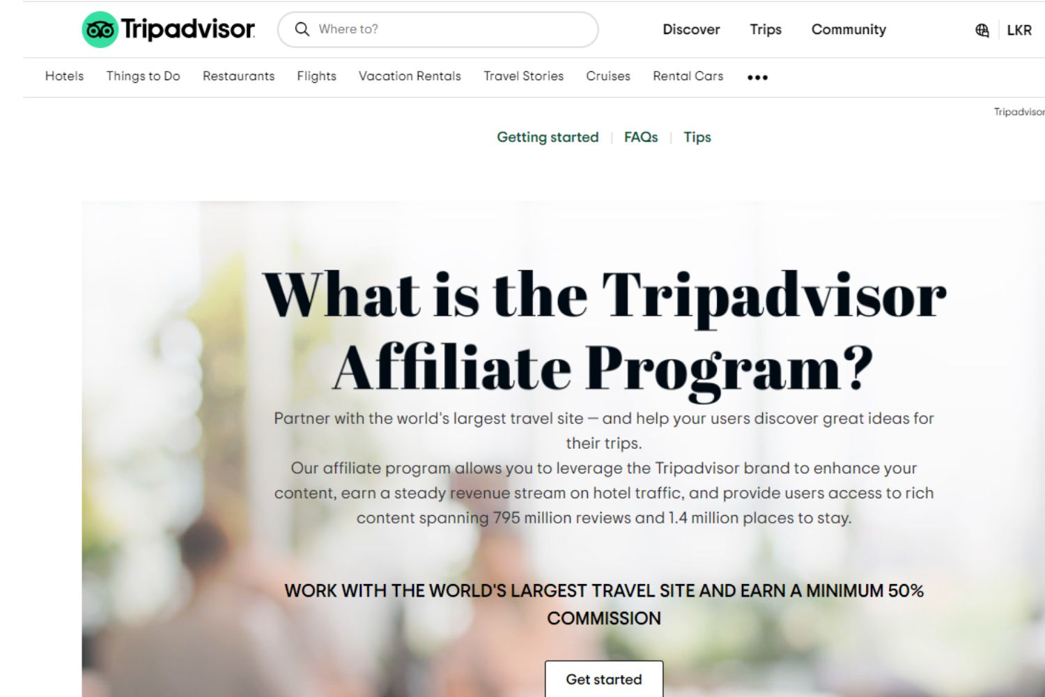 TripAdvisor Affiliate Program
