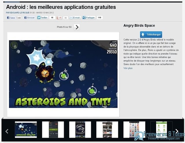 Le site du jour : les meilleures applications Android gratuites