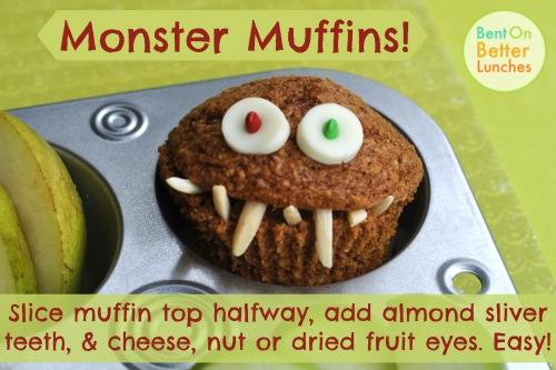 Monster Muffins by BentOnBetterLunches