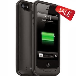 Mophie Juice Pack Plus External Battery Case for iPhone 5 - Black