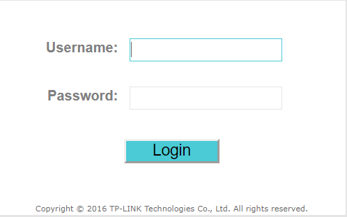 tplink router login dashboard