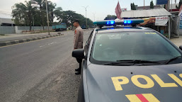 Polsek Widasari Gelar Patroli Ngabuburit Jelang Buka Puasa