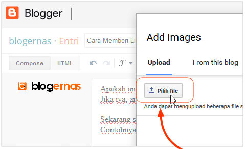 Cara Mengganti Link Default pada Gambar Postingan Blog