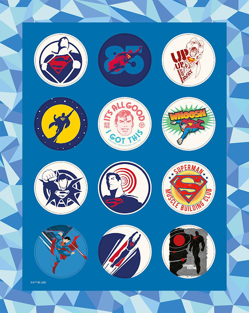 2023 Australia Post - Superman 85th Anniversary Stamp Sheet Stickers