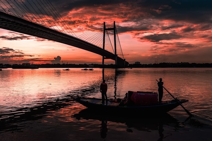 A beautiful silhouette of City of Joy