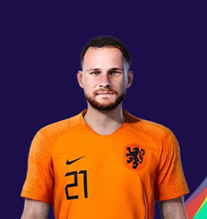 PES 2021 Faces Melvin Platje by Putra Diatmika