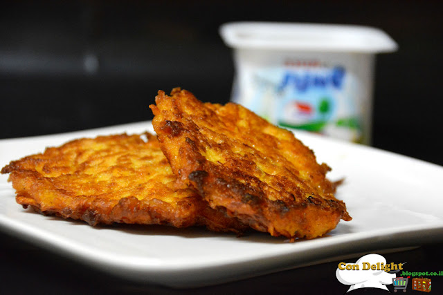 לביבות בטטה מתוקות Sweet latkes