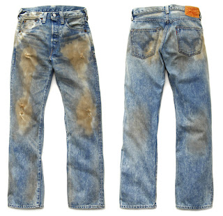 jeans with denim bleed effect images 2