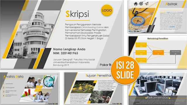 Contoh Slide PowerPoint Sidang Skripsi