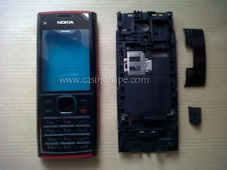 Casing Nokia X2-00 Fullset Black 