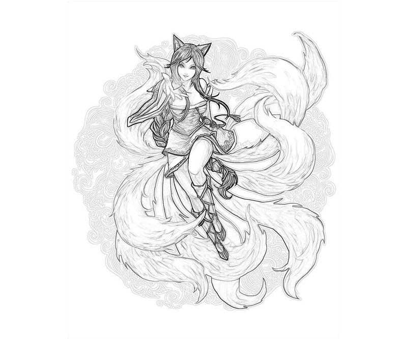league-of-legends-ahri-character-coloring-pages