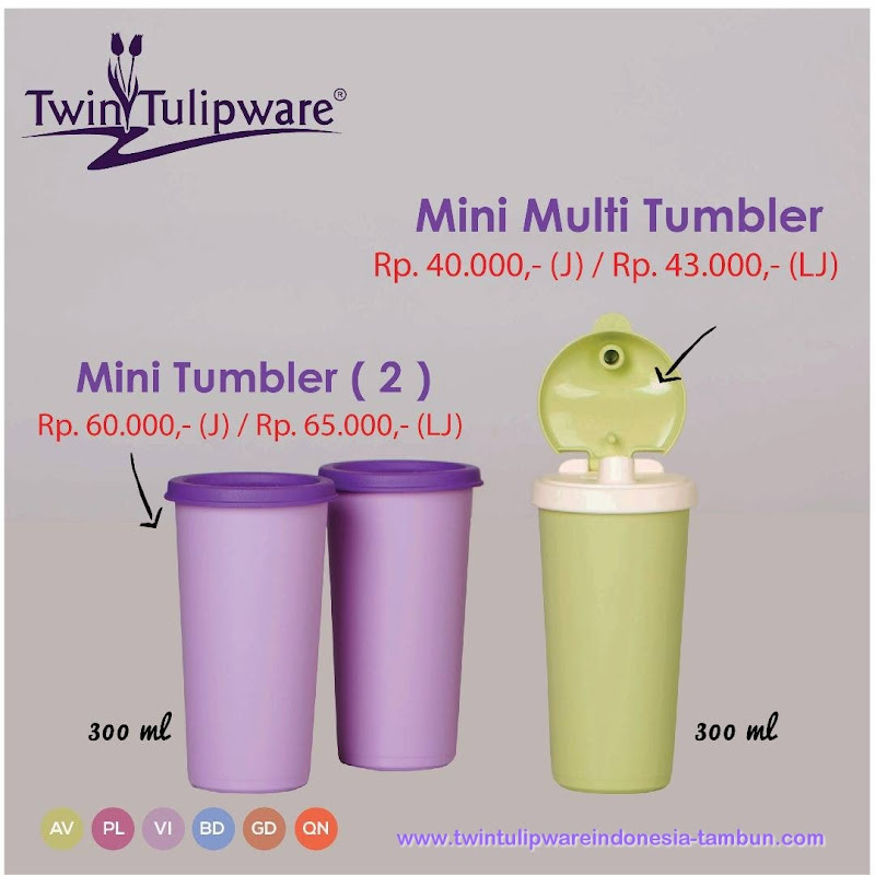 Mini Multi Tumbler - Katalog 2017 Twin Tulipware