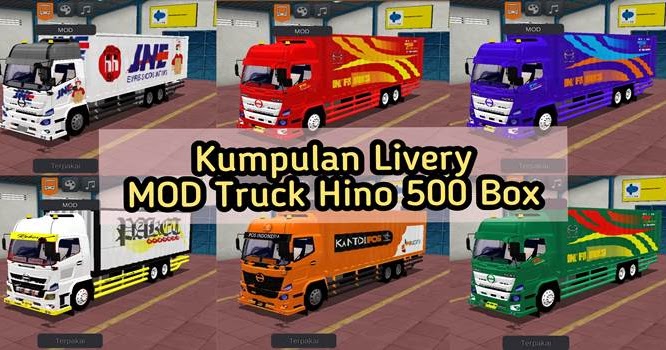  Hino  500 Livery  Idbs Truck Hino  Simulator Indonesia 