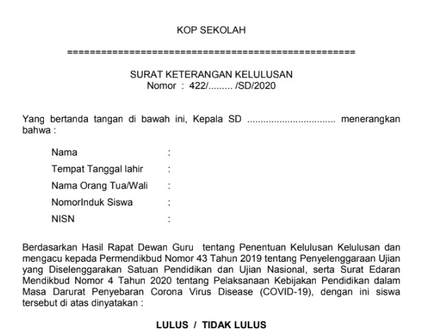 Surat Kelulusan Melawat Sekolah