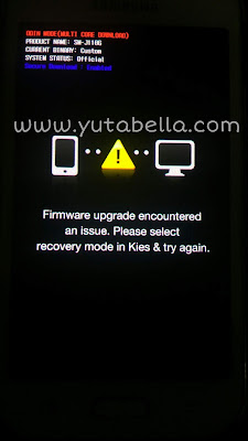 Samsung muncul firmware upgrade encountered an issue