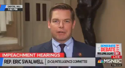 Eric Swalwell Statement That He Didn't Hurt MSNBC