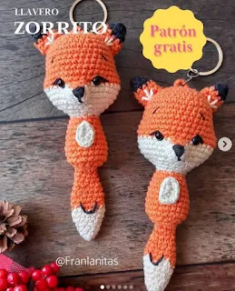 PATRON GRATIS ZORRO AMIGURUMI 66013