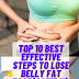 Top 10 Best Effective Steps to Lose Belly Fat Fast(Safely) 2023 USA