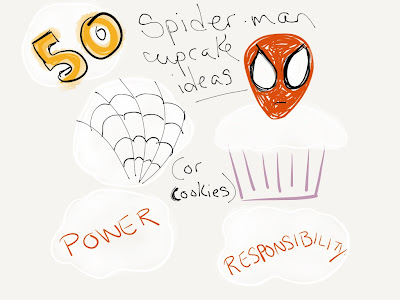 spider-man cupcake decoration ideas