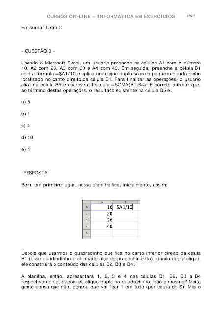 INFORMÁTICA COM EXERCICIOS ESAF