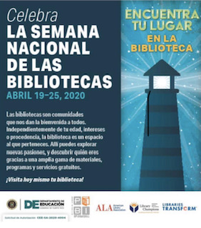 Celebra la Semana Nacional de las Bibliotecas 2020 en casa