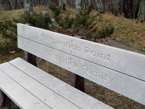 Inspiration Point bench