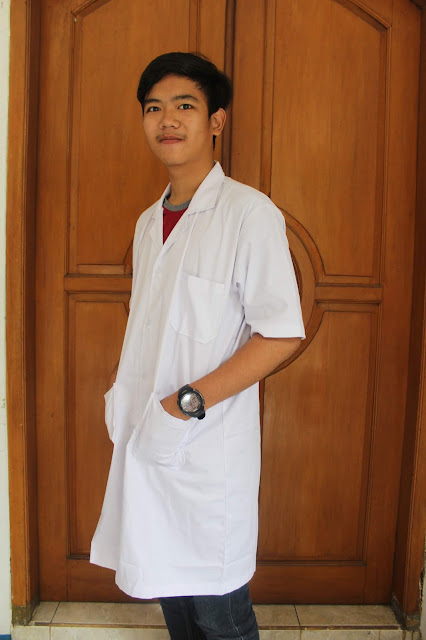 Konveksi  Baju laboratorium Lengan Pendek 0858-1456-2678