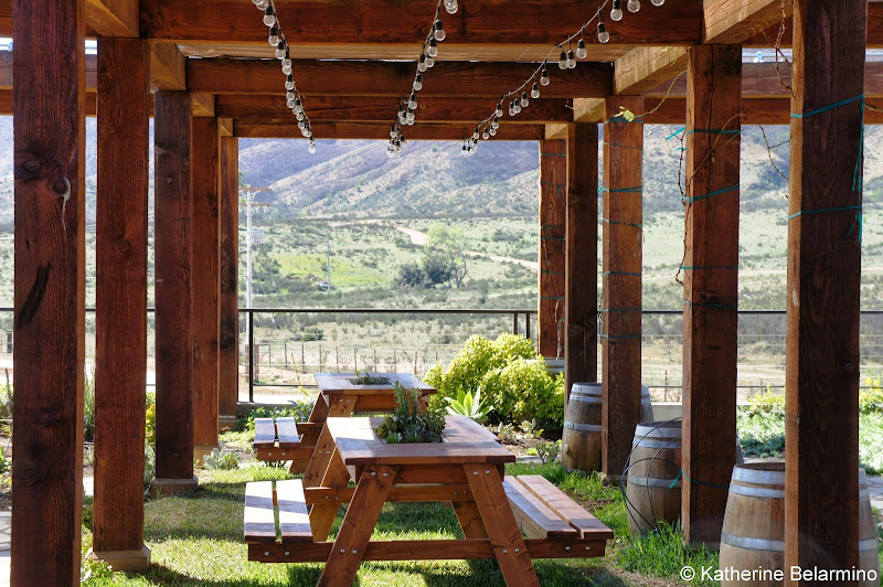 Finca La Carrodilla's Garden Balcony Valle de Guadalupe Baja California Mexico