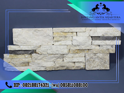 Batu Alam Dinding Wall Cladding Rumah