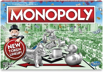 Image: Hasbro Monopoly Classic Game | Buy, sell, dream and scheme your way to riches