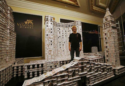 World's Tallest House of Cards