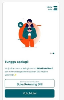 Cara Daftar Mobile Banking BNI